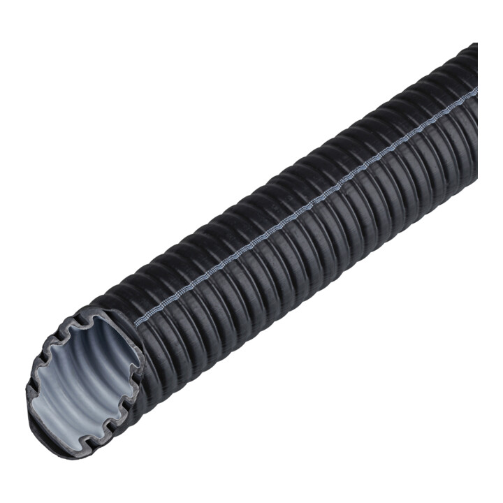 Fränkische Tuyau ondulé en plastique moyen 16,0x10,3 flexible FFKuS-EM-F-LS0H 16sw