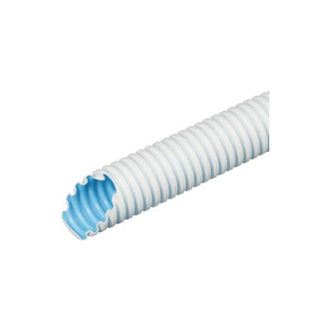Fränkische Tuyau ondulé plastique léger 25,0×18,6 mm FBY-EL-F 25 ws