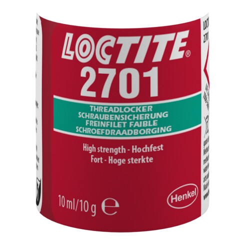 Frein-filet 2701 10 ml peu visqueux vert flacon LOCTITE