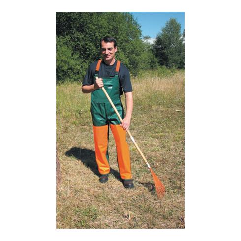 Freischneider-Latzhose mit Hosenträger grün/orange