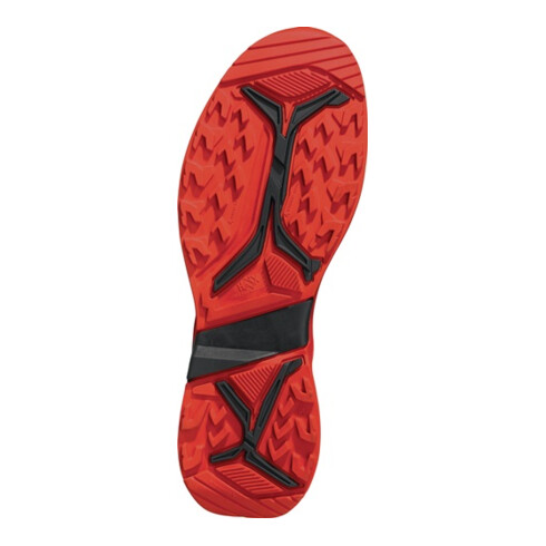 Freizeitschuh CONNEXIS Go GTX mid Gr.11(46) schwarz/rot Mikrofaser/Textil