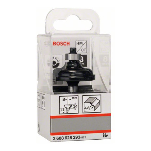 Bosch Fresa a profilo A 8mm R1 4,8mm B 11mm L14,3mm G 57mm