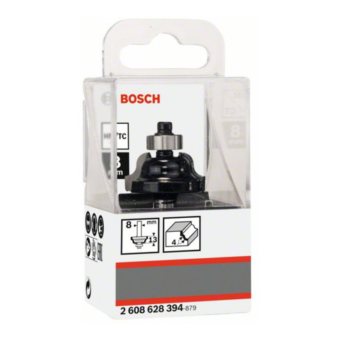 Bosch Fresa a profilo B 8mm R1 4mm B 8mm L12,4mm G 54mm
