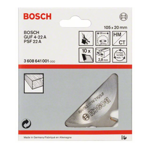 Bosch Fresa laterale universale 