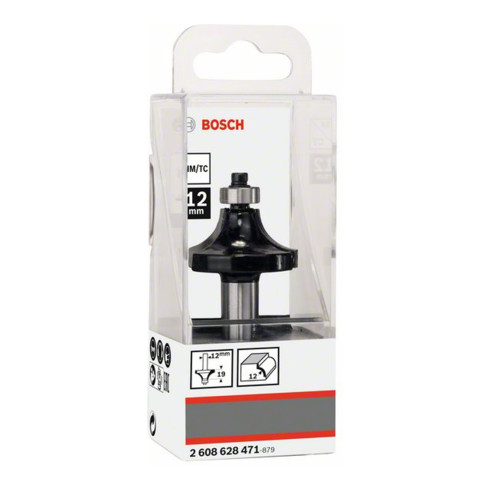 Bosch Fresa per arrotondare Standard for Wood, 12mm R1 12mm L19mm G 70mm