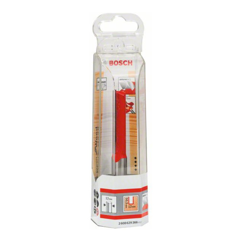 Bosch Fresa per scanalature Expert for Wood 12 mm diametro 12 mm lunghezza di lavoro 50,5 mm lunghezza complessiva 98 mm