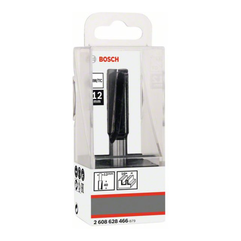 Bosch Fresa per scanalature Standard for Wood 12 mm diametro 16 mm lunghezza di lavoro 40 mm lunghezza complessiva 81 mm