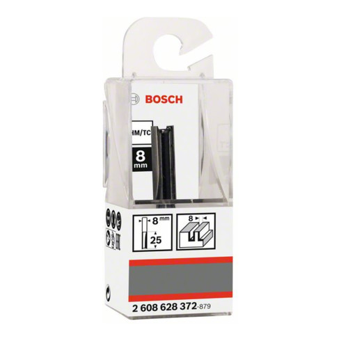 Bosch Fresa per scanalature Standard for Wood 8 mm D1 8 mm L 25,4 mm G 56 mm