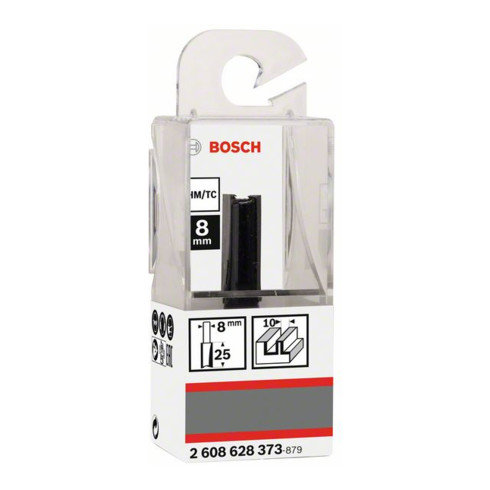 Bosch Fresa per scanalature Standard for Wood 8 mm diametro 10 mm lunghezza di lavoro 25,4 mm lunghezza complessiva 56 mm