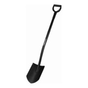 FREUND Bêche de jardin pointue manche en acier Ergoline noir