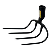 FREUND Fourche à fumier avec douille 4 dents 21X20 cm