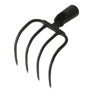 FREUND Houe à pommes de terre ronde 4 dents 19X16 cm