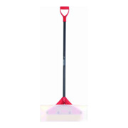 FREUND SnowPusher manche en D en fibre de verre, lame en plastique