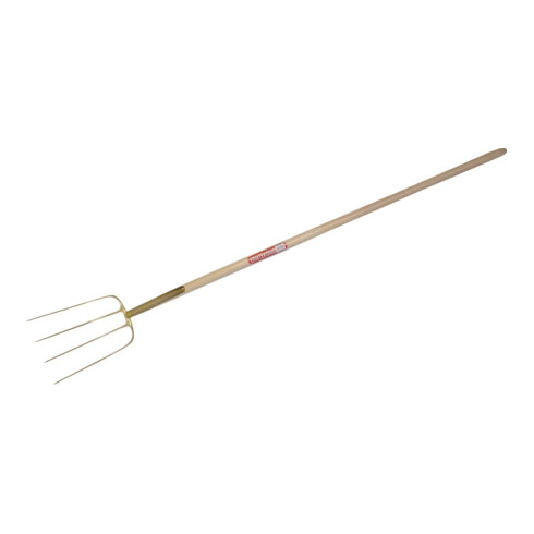 Freund Victoria Dunggabel Erntekönig Zinken-L.310mm 4 Zinken süddeutsch geschmiedet,m.Stiel