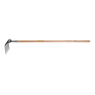 Freund Victoria Sarcleuse à pommes de terre dents L. 190 mm, 4 dents forgées, avec manche G. 1200 g