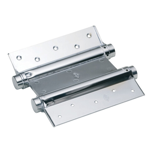 Fridavo Spiralfeder-Pendeltürband Modell M Gr.36, Länge 150mm, Stahl blank doppelt wirkend