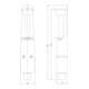 Fridavo Türfeststeller 90/1 LM. weiß Hubh. 30mm Türmontage-3