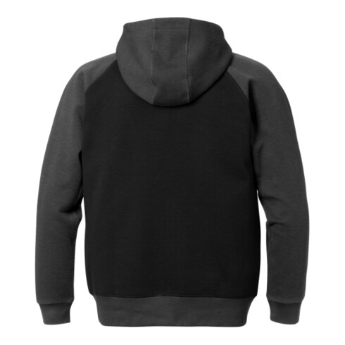 Fristads Acode Sweatjacke mit Kapuze 1757 DF Größe 3XL Schwarz/Grau