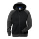 Fristads Acode Sweatjacke mit Kapuze Damen 1760 DF Größe 2XL Schwarz/Grau-1