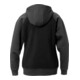 Fristads Acode Sweatjacke mit Kapuze Damen 1760 DF Größe 2XL Schwarz/Grau-2
