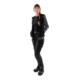 Fristads Acode Sweatjacke mit Kapuze Damen 1760 DF Größe 2XL Schwarz/Grau-4