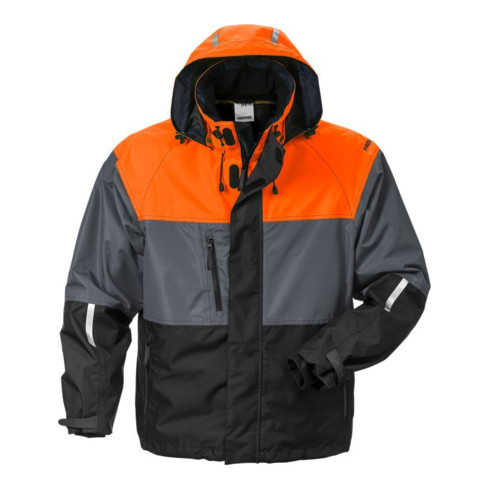 Fristads Airtech Jacke 4906 GTT Schwarz (Herren) Schwarz/Orange