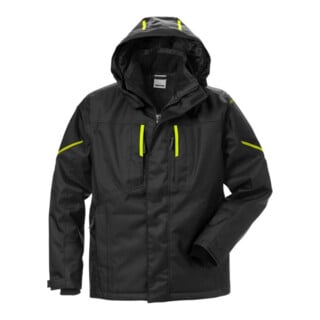 Fristads Airtech Winterjacke 4058 GTC Schwarz (Herren) Schwarz/Gelb