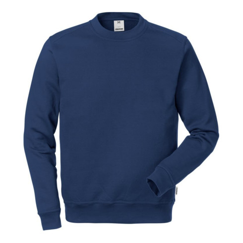 Fristads Baumwoll-Sweatshirt 7016 SMC (Herren) Dunkelblau
