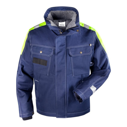 Fristads Baumwoll-Winterjacke 447 FASI Blau (Herren)
