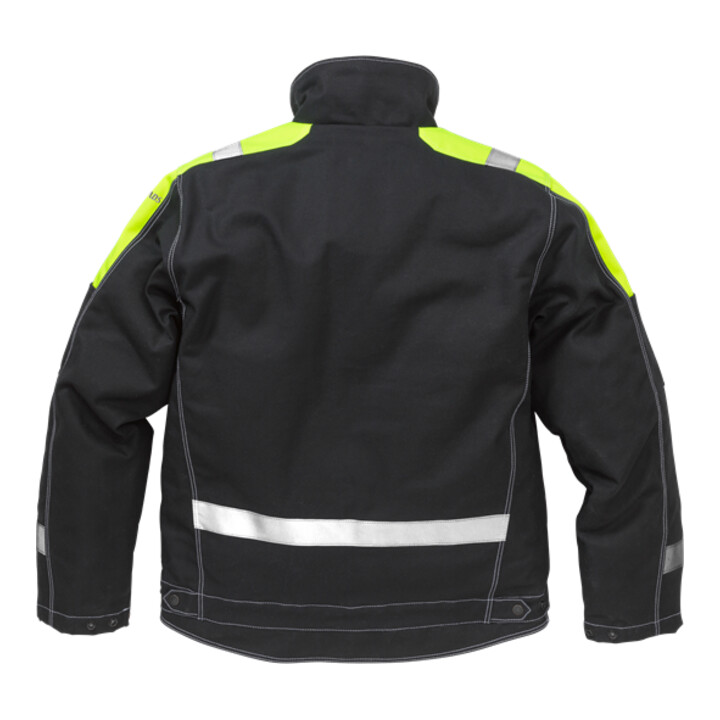 Fristads Baumwoll-Winterjacke 447 FASI Schwarz (Herren)