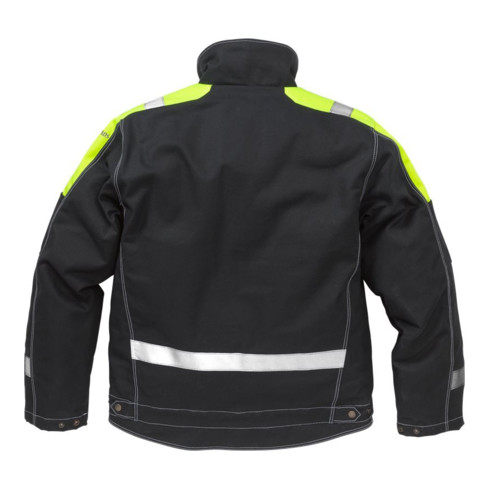 Fristads Baumwoll-Winterjacke 447 FASI Schwarz (Herren)