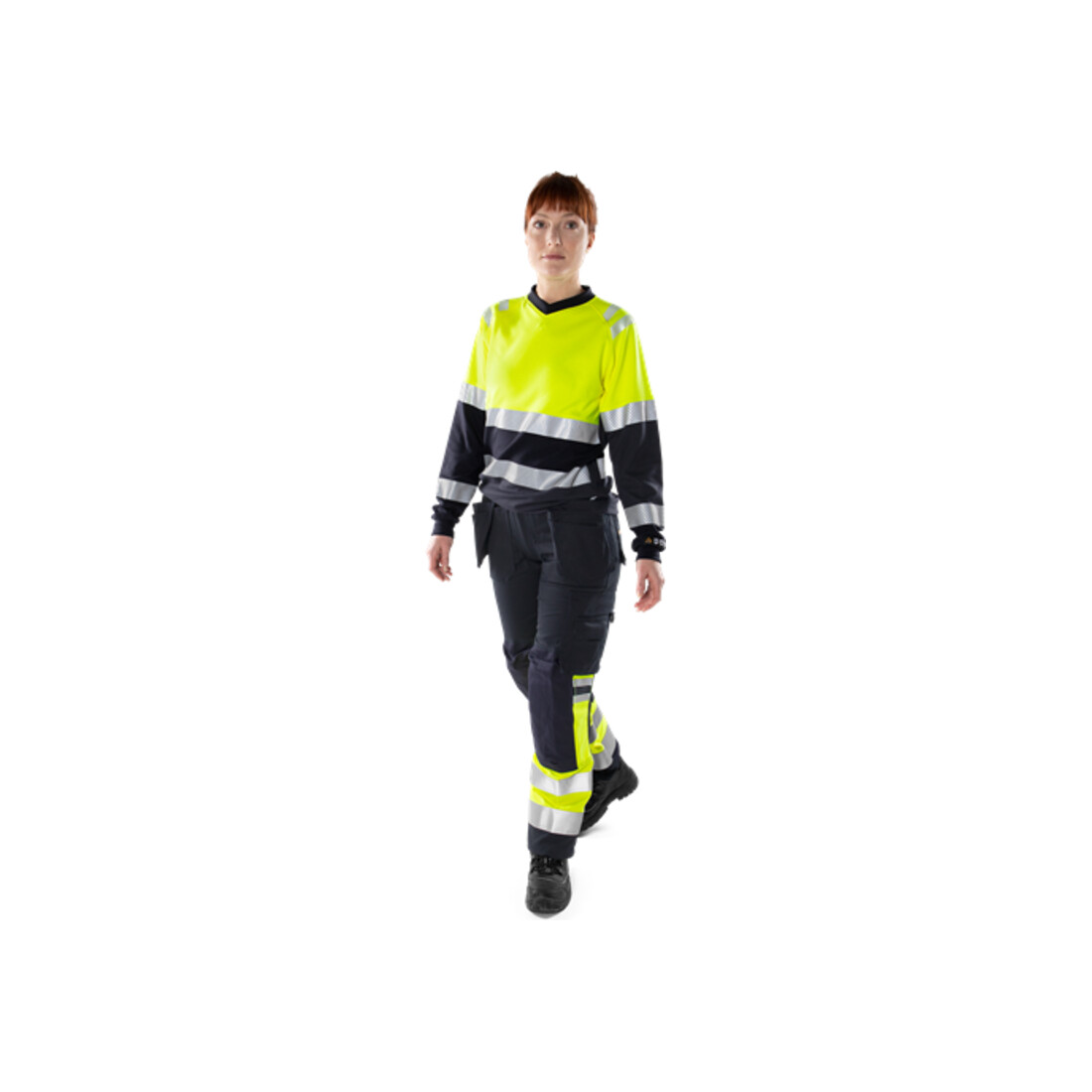 Fristads Damen Flamestat High Vis T-Shirt, La. Kl. 1 7108 TFL