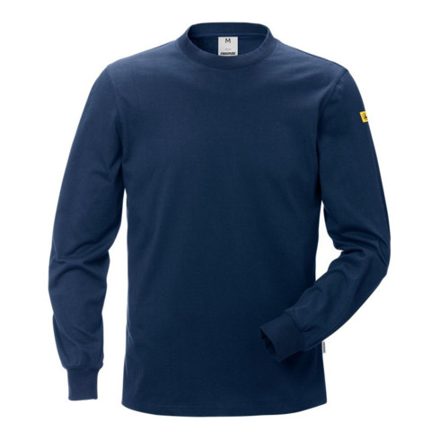 Fristads ESD T-Shirt Langarm 7082 XTM Dunkelblau (Herren)