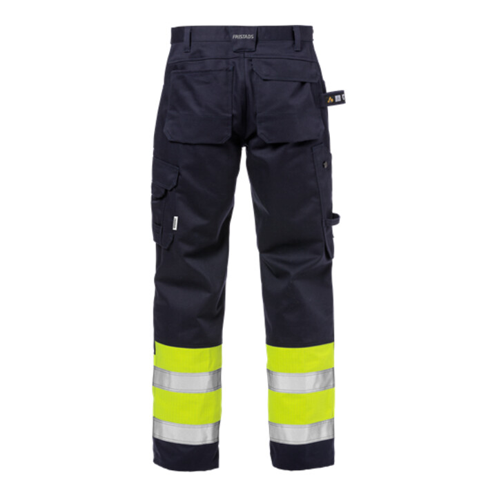 Fristads Flame High Vis Handwerkerhose Kl. 1 2586 FLAM (Herren)