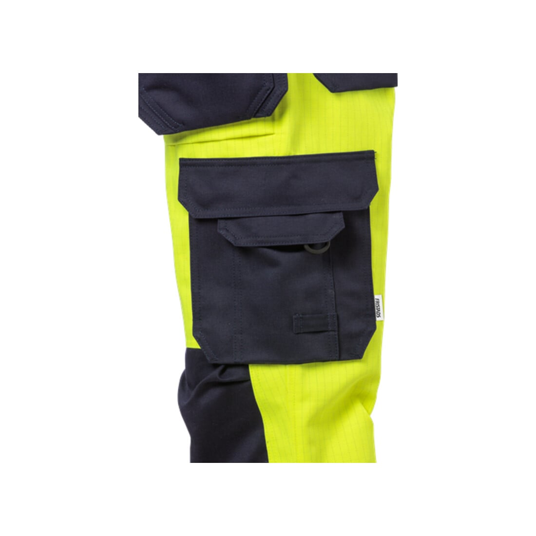 Fristads Flame High Vis Handwerkerhosen Damen Kl. 2 2589 FLAM Größe 40 Warnschutz-Gelb/Marine