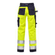Fristads Flame High Vis Handwerkerhosen Damen Kl. 2 2589 FLAM Größe 42 Warnschutz-Gelb/Marine-2
