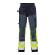 Fristads Flame High Vis Hose Damen Kl. 1 2591 FLAM Größe 34 Warnschutz-Gelb/Marine-1