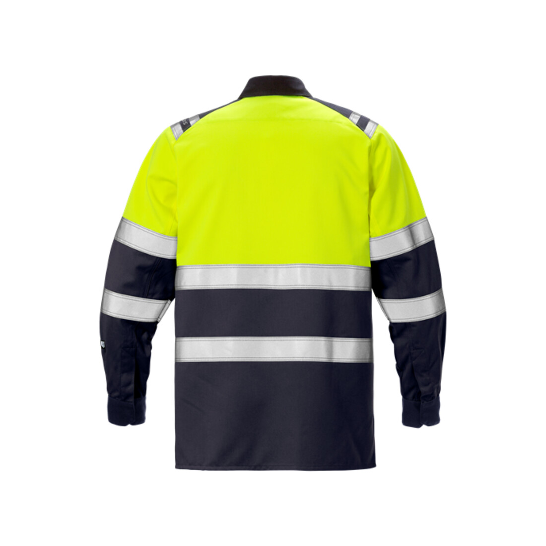 Fristads Flamestat High Vis Hemd Kl. 1 7051 ATS Größe 4XL Warnschutz-Gelb/Marine