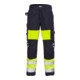 Fristads Flamestat High Vis Hose Damen Kl. 1 2776 ATHS Größe 42 Warnschutz-Gelb/Marine-1