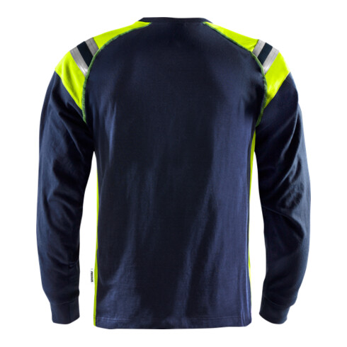 Fristads Flamestat T-Shirt Langarm 7072 TFLH Größe 2XL Marineblau