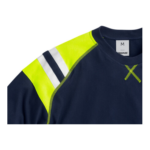 Fristads Flamestat T-Shirt Langarm 7072 TFLH Größe 2XL Marineblau
