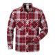 Fristads Flanellhemd Langarm 7094 SHF Rot (Herren)-1