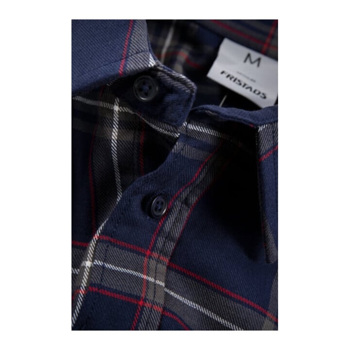 Fristads Flanellhemd Langarm 7421 MSF Dunkelblau (Herren)