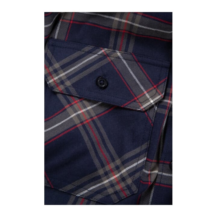 Fristads Flanellhemd Langarm 7421 MSF Dunkelblau (Herren)