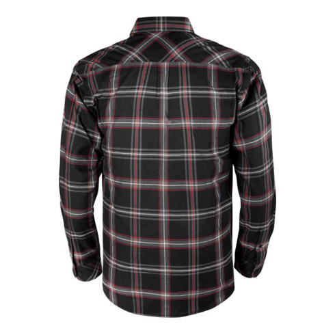 Fristads Flanellhemd Langarm 7421 MSF Schwarz (Herren)