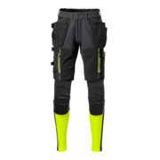 Fristads Friwear Handwerkerleggings 2570 STR Schwarz/Gelb (Herren)-1