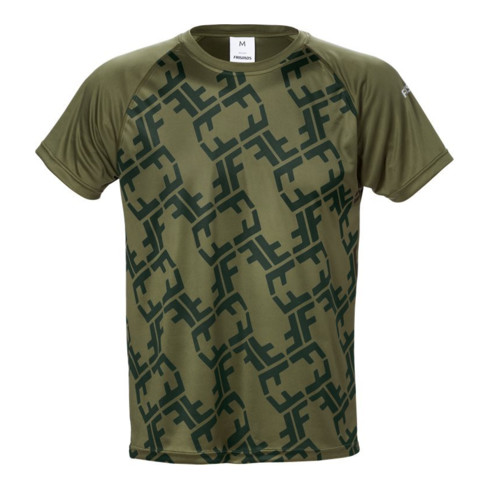 Fristads Friwear T-Shirt 7456 LKN Grün (Herren)