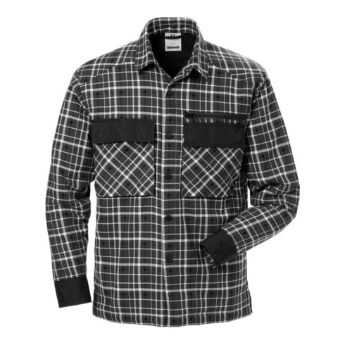 Fristads Gestepptes Hemd Langarm 7095 SCP Schwarz (Herren)