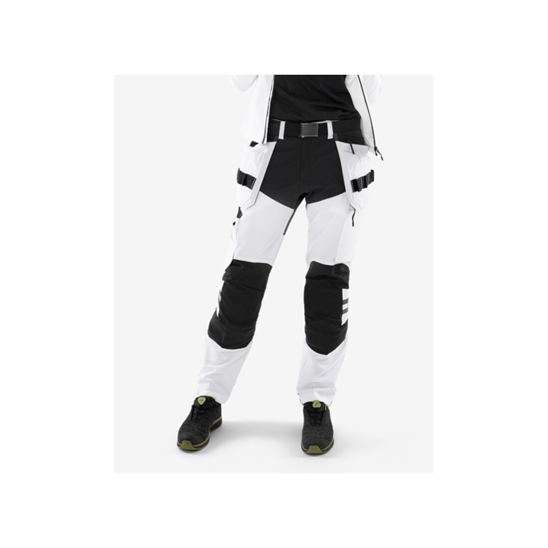 Fristads Handwerker-Stretchhose 2760 LWS Größe C46 Weiß/Schwarz