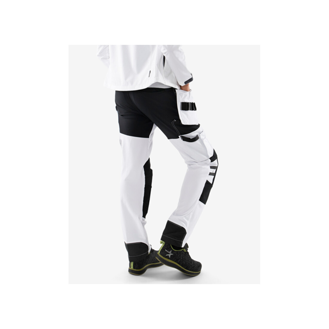 Fristads Handwerker-Stretchhose 2760 LWS Größe C46 Weiß/Schwarz